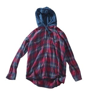 AE Hooded Flannel Shirt